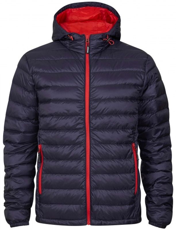 Superlight dunjakke m/hette med logo 
