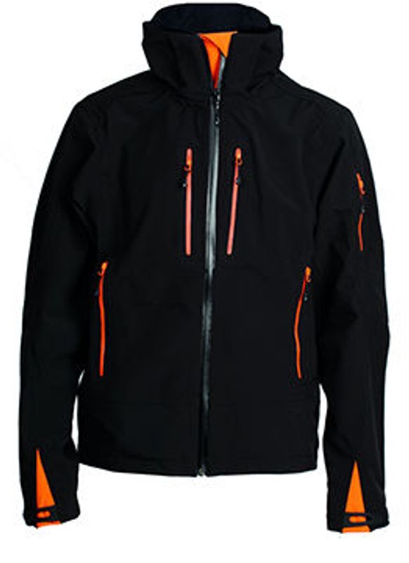 Extreme Contrast skalljakke med trykk av logo
