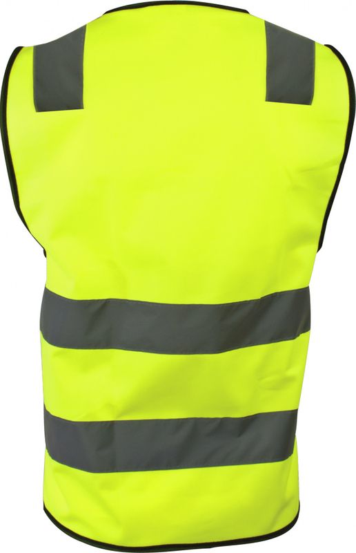 Uppsala refleksvest gul med logo