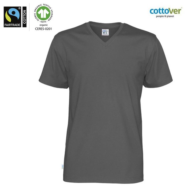 Hovedbilde Cottover V-neck tskjorte med ...