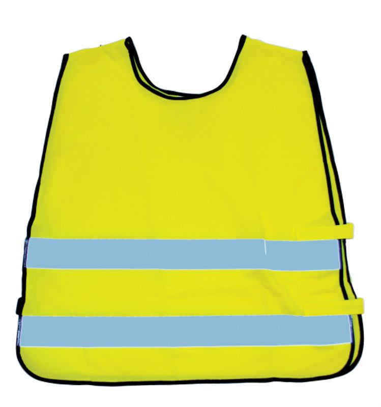 Refleksvest standard med trykk uten glidelås