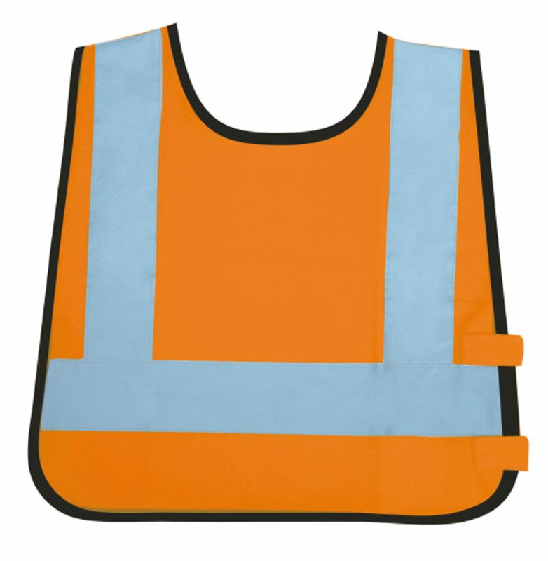 Refleksvest standard med trykk uten glidelås