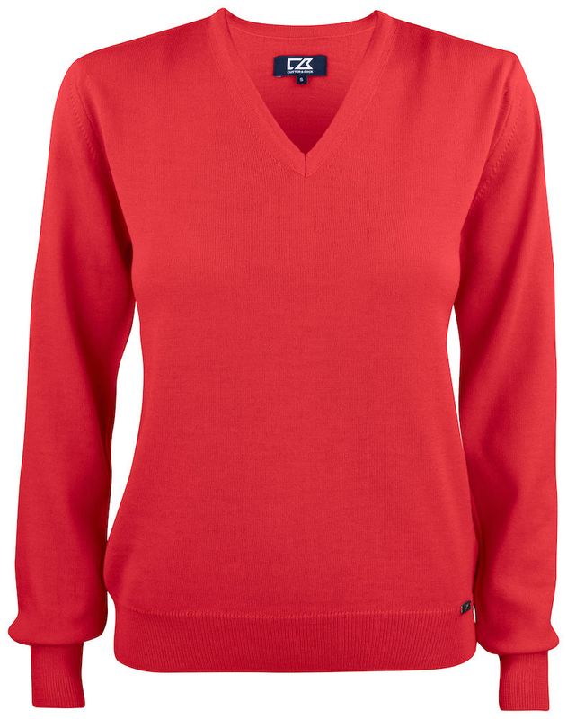 Everett dame V-neck Merinoull 