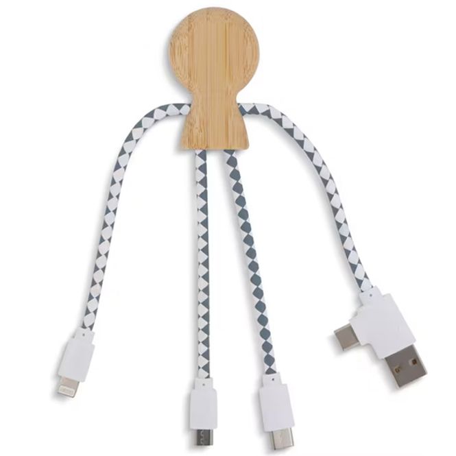 Hovedbilde Mr Bio ladekabel med logo
