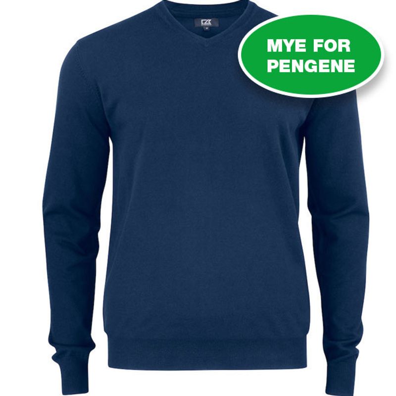 Oakville Crewneck V-hals genser